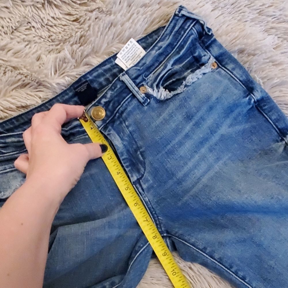 True religion mid-rise straight cropped jeans - Picture 4 of 8